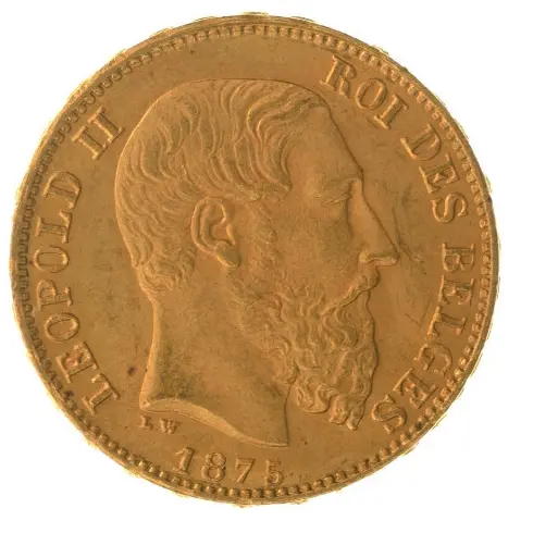 pièce d'or louis belge 20 francs