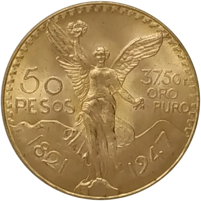 pièce d'or 50 pesos Mexique