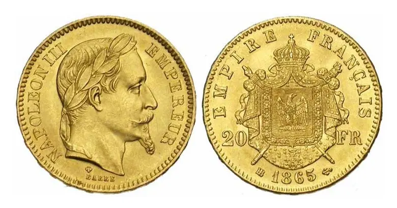 pièce d'or Napoléon 20 Francs
